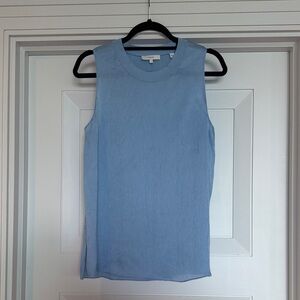 Vince Light Blue Sleeveless Tank Top